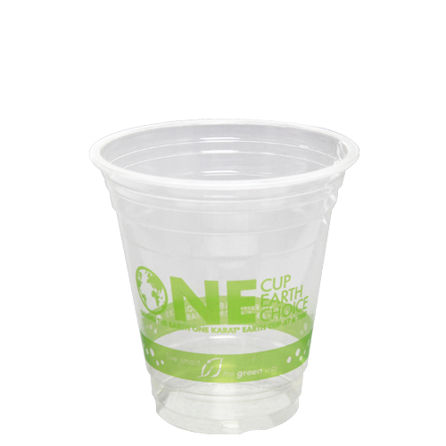 12 oz Clear PLA Cups (Karat Earth, 98mm) - Stock Print