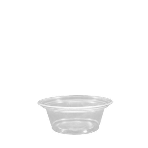 1.0 oz Translucent portion container, 2500/case