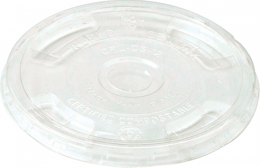 Flat Lids for 9 oz PLA cup  CP-CS-9Q
