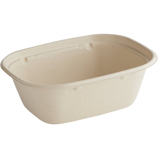 48oz -1 Compartment Planet Choice Fiber Rectangular Container - 300/case