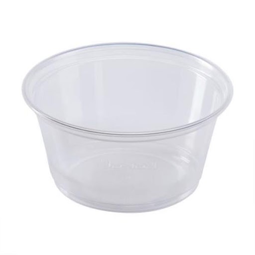 FP-P400-PP   4 oz. Karat Translucent portion container,  2500/case