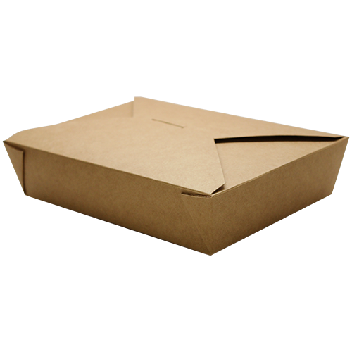 Folded Kraft Food Container #2
