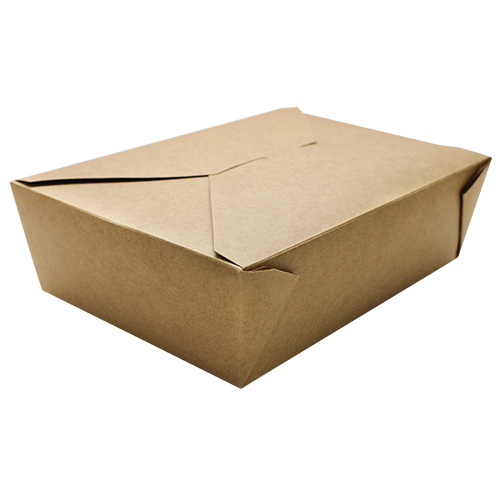 Folded Kraft Food Container #3
