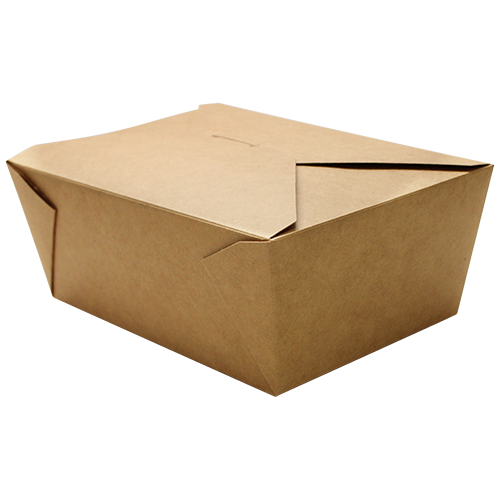 Folded Kraft Food Container #4