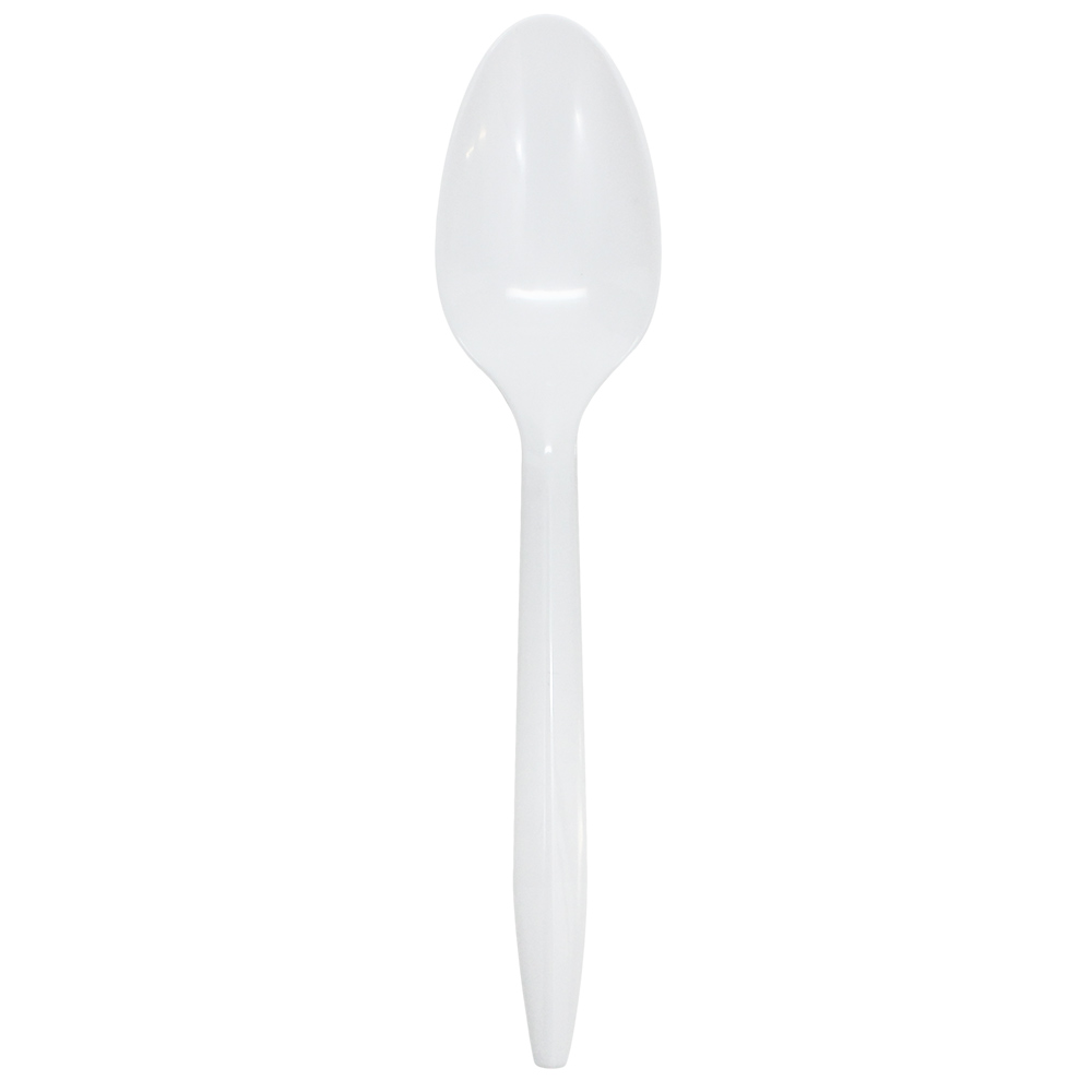 Tea Spoon, Med-weight/White