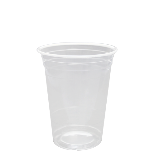 Recyclable Fineline Clear Plastic Dome Lid No Hole - 12-24 oz
