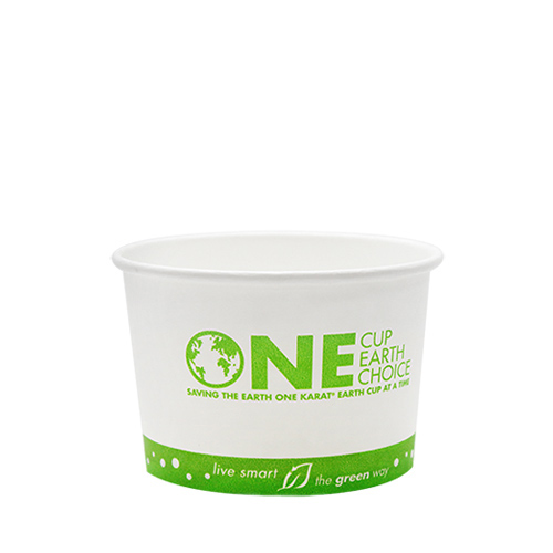 8 oz Eco-Friendly Paper Soup Container - 1000/case