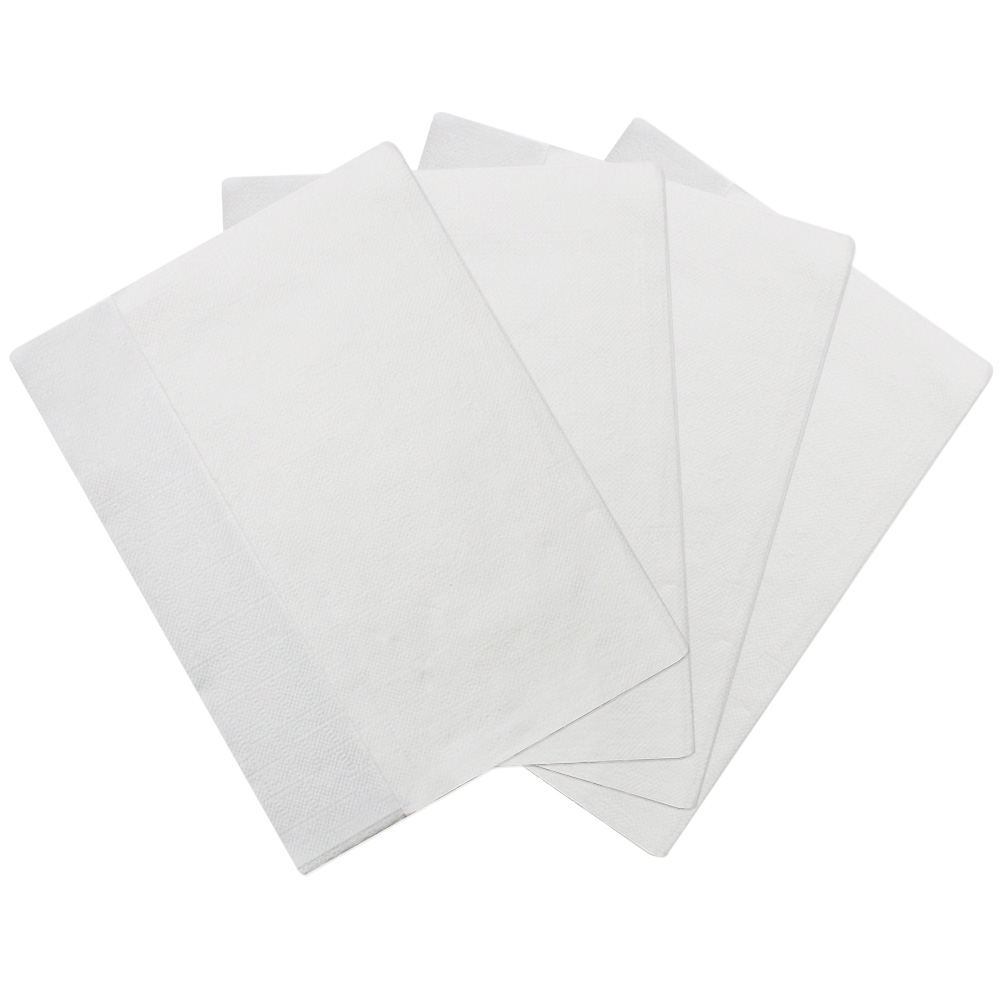 Off-fold Napkins - White -12 x 13