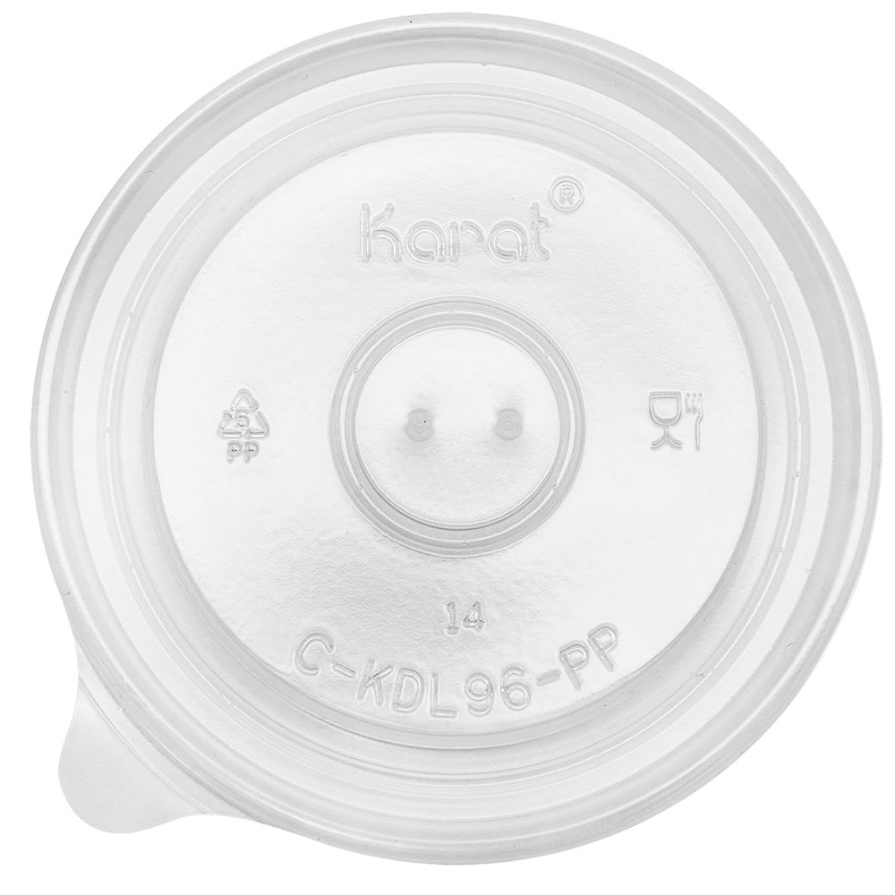 C-KDL96-PP   Flat lid for 6 to 16oz Soup Container