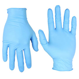 Nitrile Powder?FREE Glove - Blue (Extra Large, 1000pcs/box)   - 4.0 mil