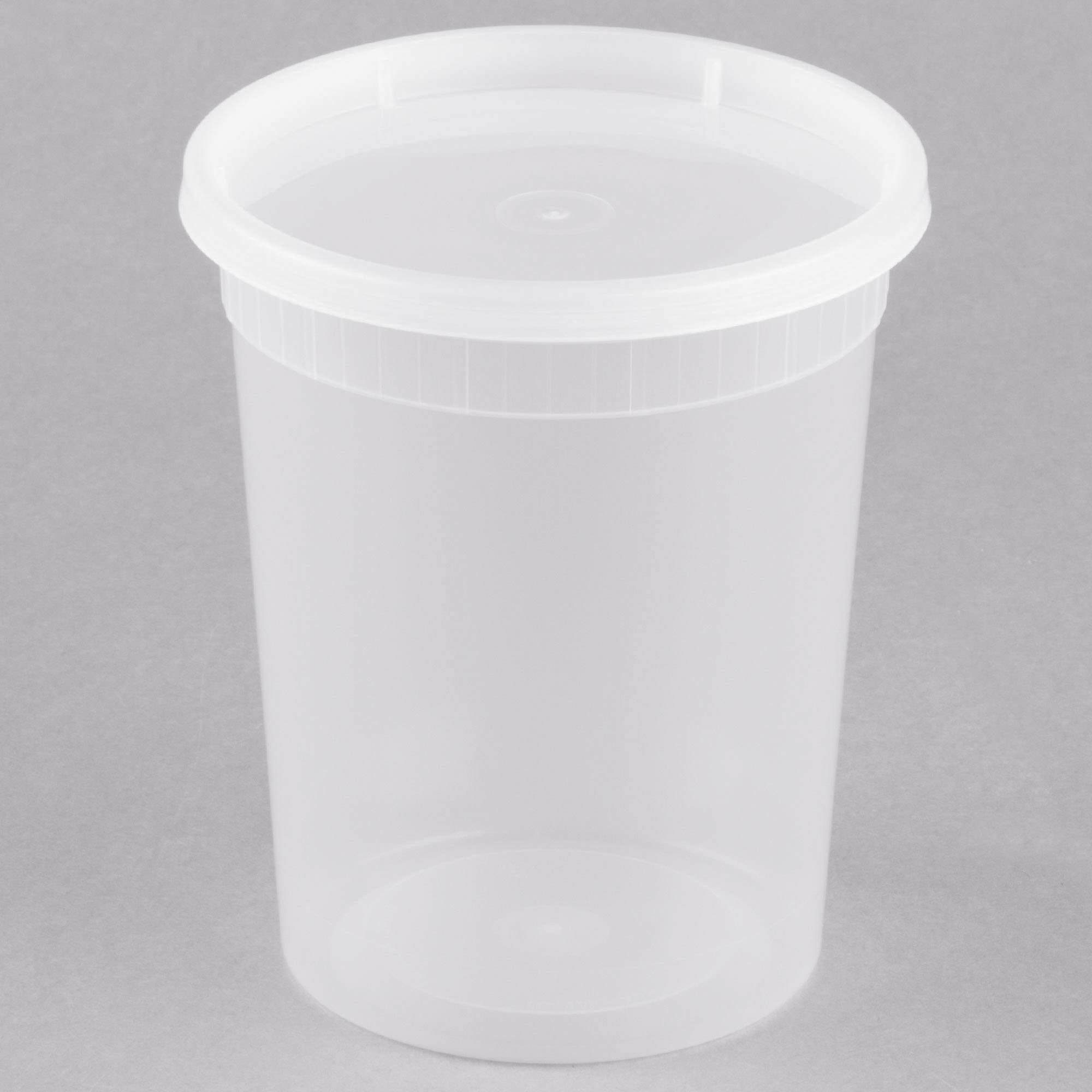 16 oz round deli /soup combo with lid  - 240/case