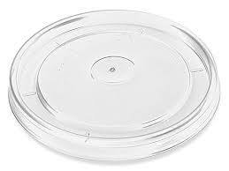 Clear PP Vented lid for 8 oz Soup Container - 1000/case