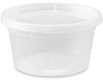 12 oz round deli /soup combo with lid  - 240/case