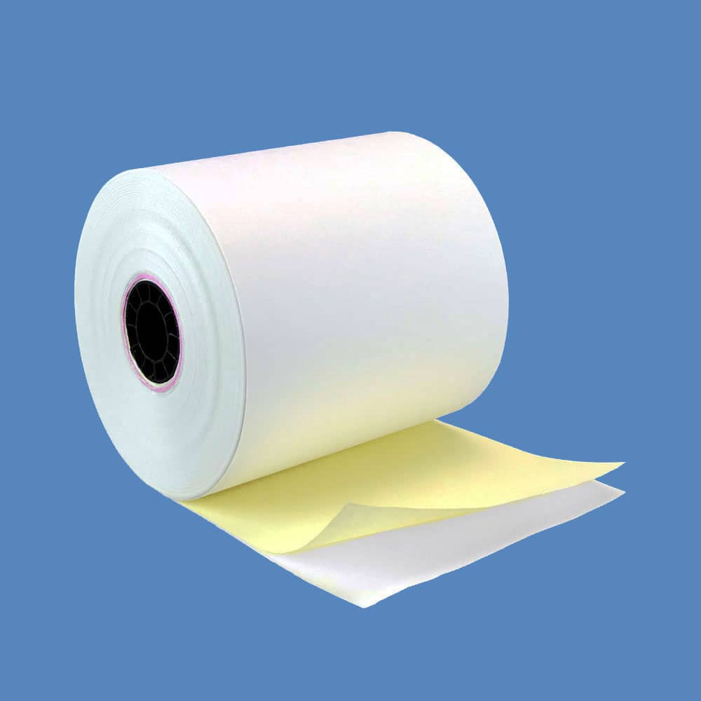 Register Roll - White / Canary - Carbonless 2 Ply - 3
