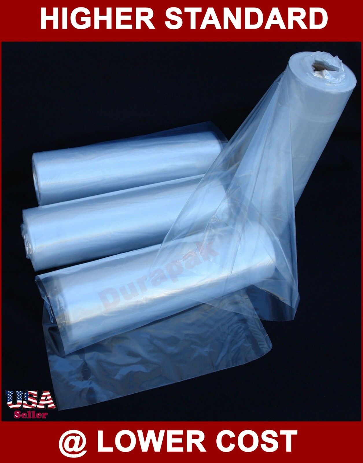 LDPE Produce Roll  11x19  - 1.2 mil - 4 Rolls/case-30LBS/case