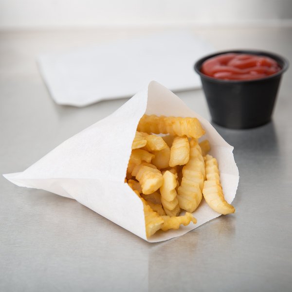 French Fry Bags #18 (6 x 0.75 x 6.25