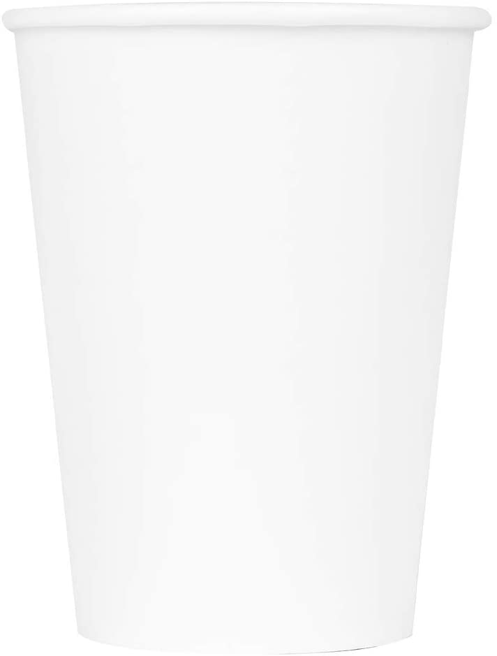 12 oz Paper Hot Cup, White (Case of 1000)