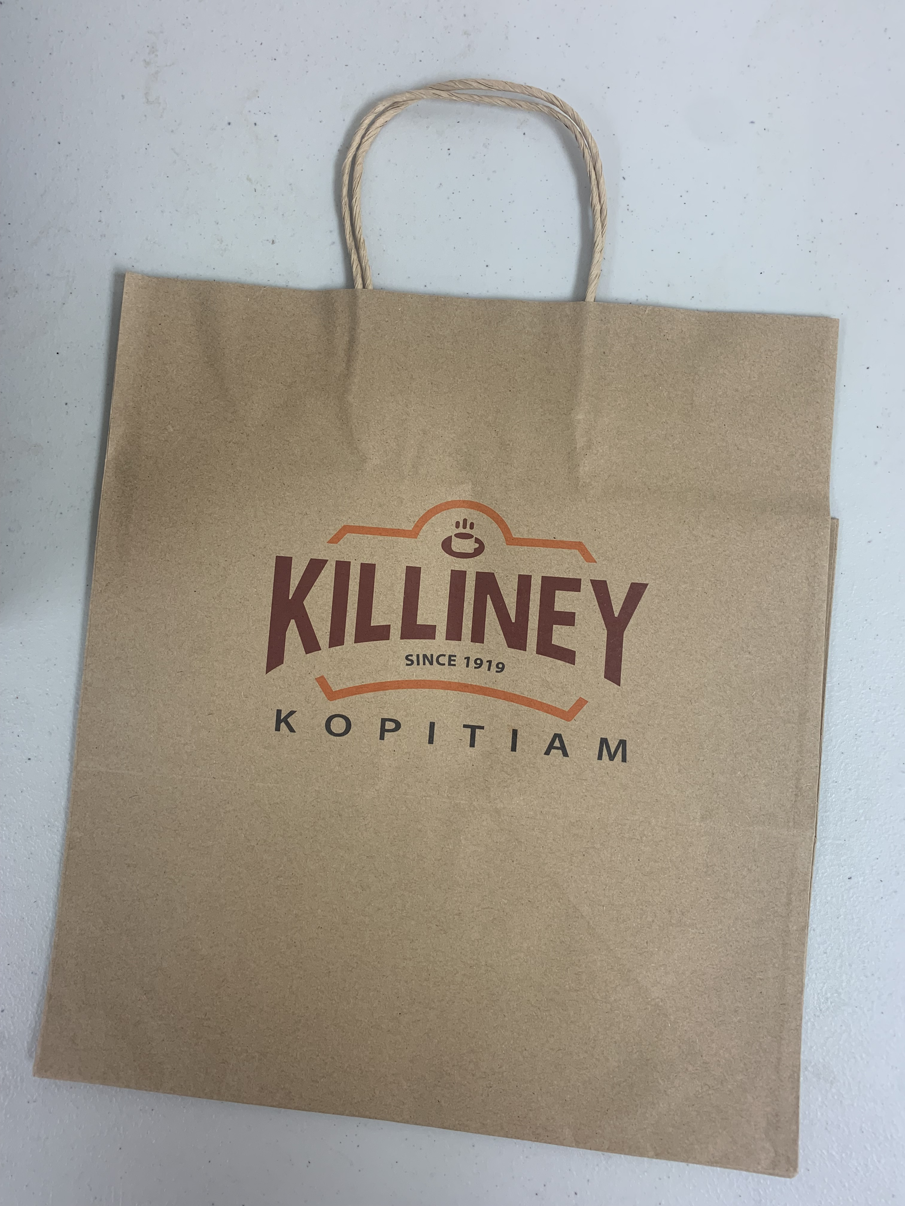 Brown Paper Bag  With TH  With Killiney Logo w11.75 x g10  x h13