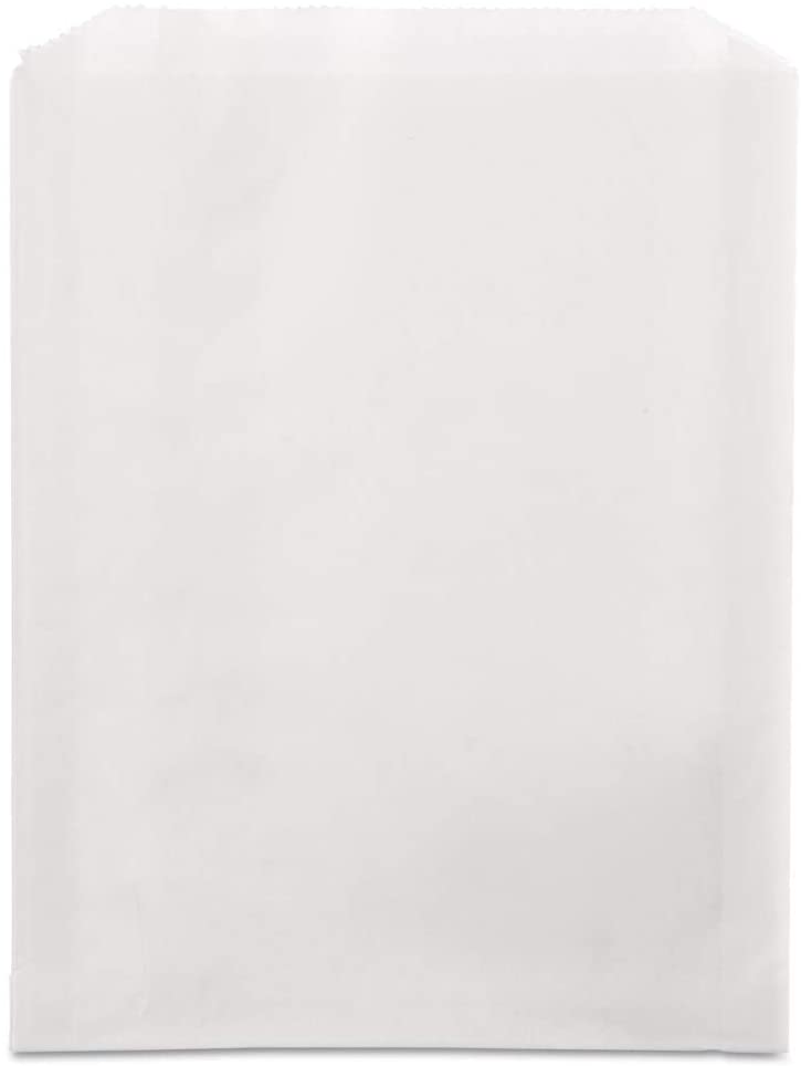 Grease Resistant Sandwich Bag - White - #25 - 6.5