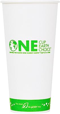 22 oz Eco-Friendly Cold Paper Cup