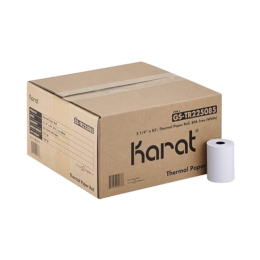 2 1/4 x 50 Thermal Paper, 50 Rolls/Case