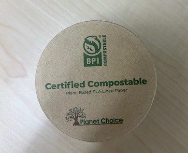 Eco Friendly Paper LID for 2 oz Paper Portion Cup - 2000/case